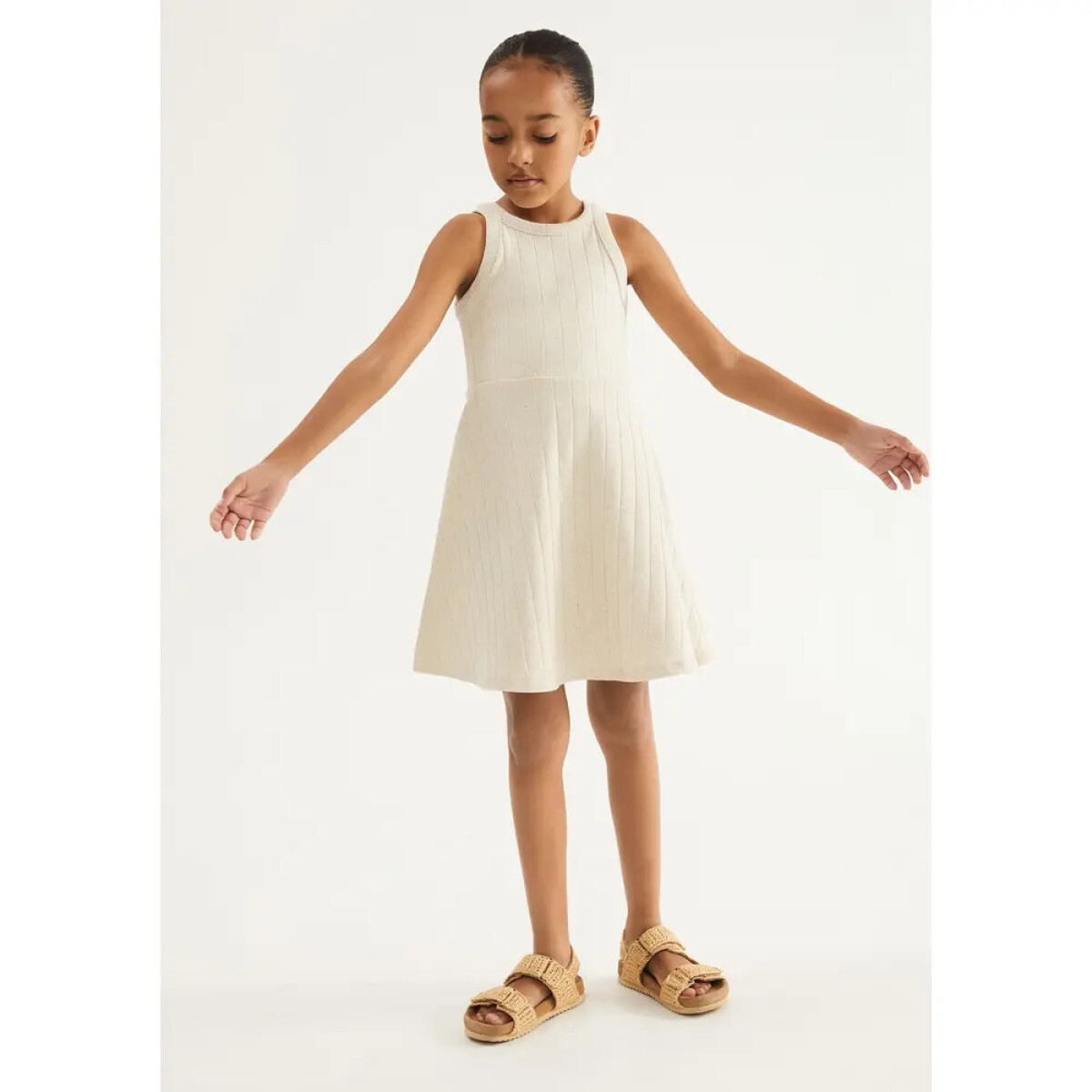 VESTIDO CURTO FEM - CINZA MEDIO 