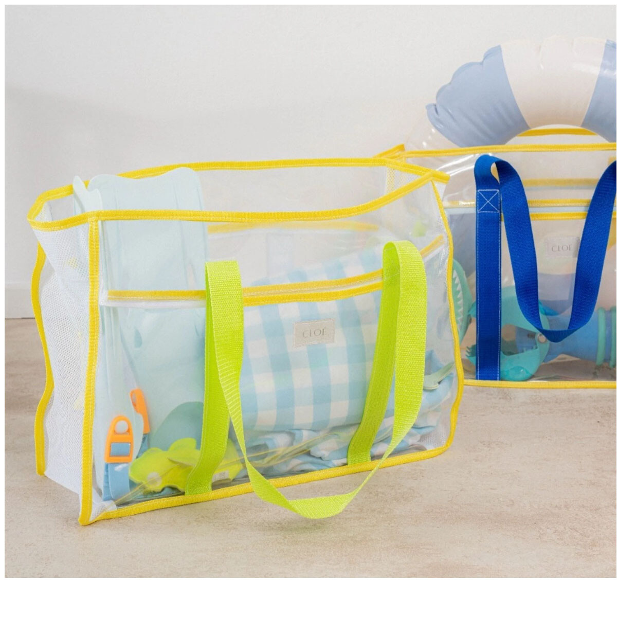 Bolso playa Toy Cloé - Neutro 