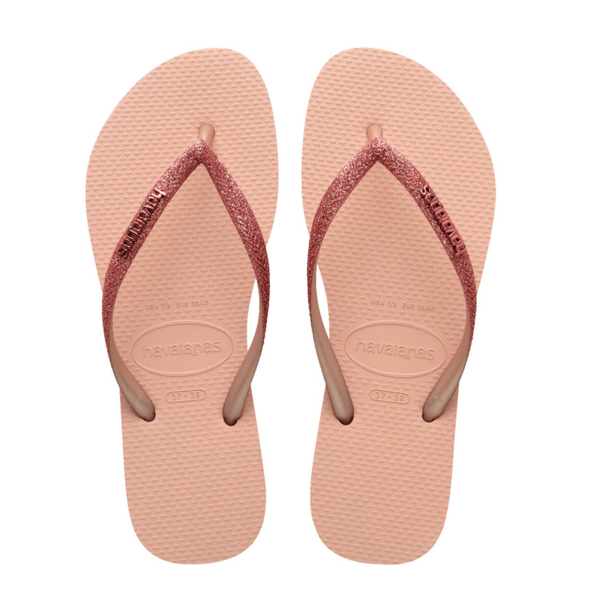 Sandalias de Mujer Havaianas Slim GLitter II Havaianas - Rosa 