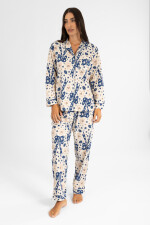 Pijama flannel fleece lucky girl Azul