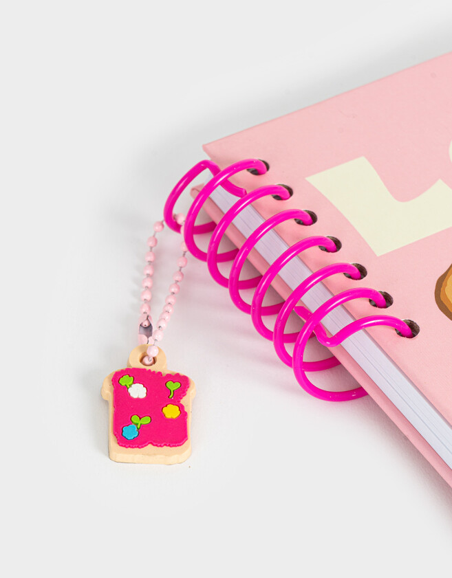 Anotadores Cuadernos y Memos Cuaderno A5 "let's Brunch" - Rosa Claro