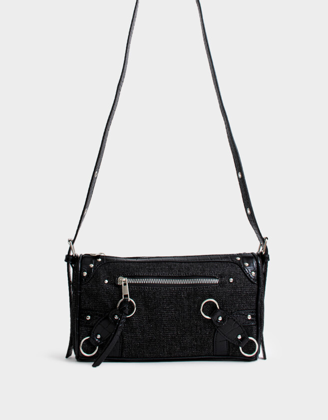 Bandoleras Bandolera Denim Negro - Negro