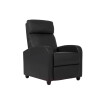 Sillón Reclinable Charlton Butaca Sofa Living Negro