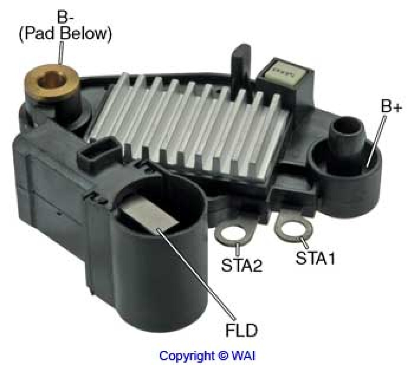 REGULADOR VOLTAJE CITROEN - PEUGEOT VALEO =M.516=TCH.05081 NOSSO 