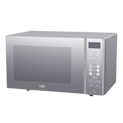 MICROONDAS BEKO MGF 23330 SILVER 23 LITROS Microondas Beko Mgf 23330 Silver 23 Litros