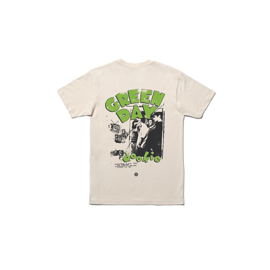 Remera Stance X Green Day 1994 Blanco