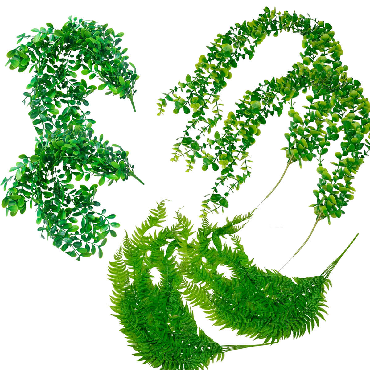 Set X6 Ramo Planta Artificial Decorativa Modelo Surtido 