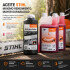 Pack Aceite Stihl 2t Combustible X 2l + Aceite Cadena 1l PK ACEITE STIHL 1L X2 + ACEITE CADENA