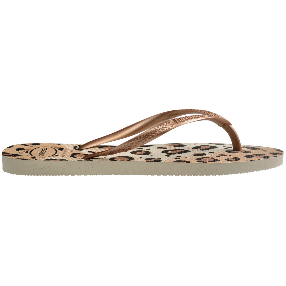 Sandalias Havaianas Slim Animals Mujer Beige/Beige