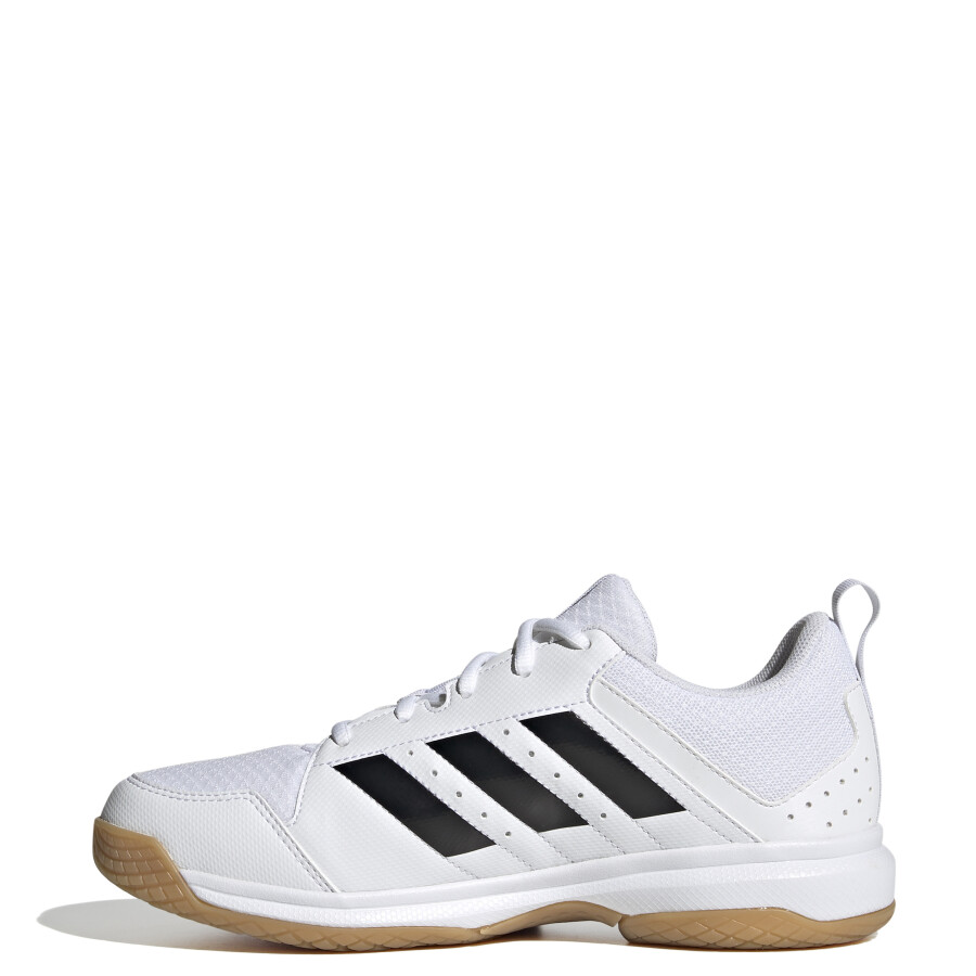 Championes de Mujer Adidas Tenis Indoor Ligra 7 Blanco - Negro