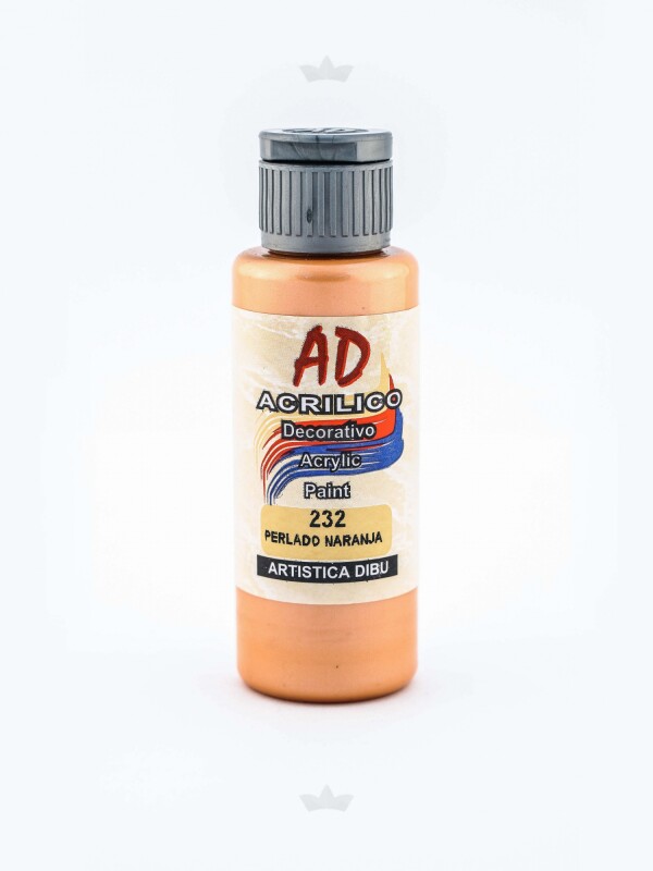 ACRILICO DECORATIVO NARANJA PERLADO 60 ML N/A