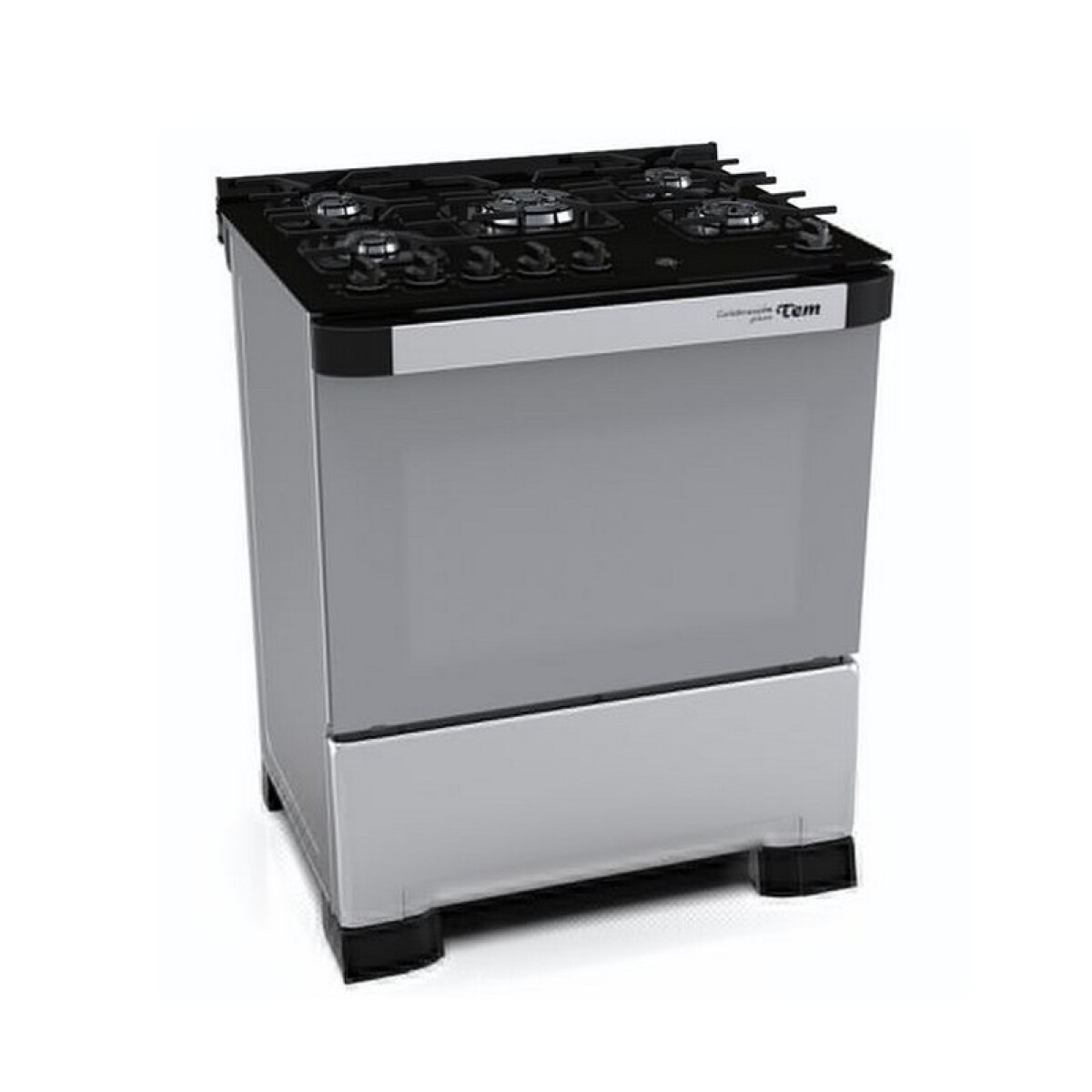 COCINA TEM INOX 5 H MESADA VIDRIO 