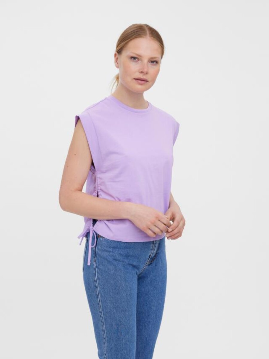 camiseta obia con homberas - Lavendula 