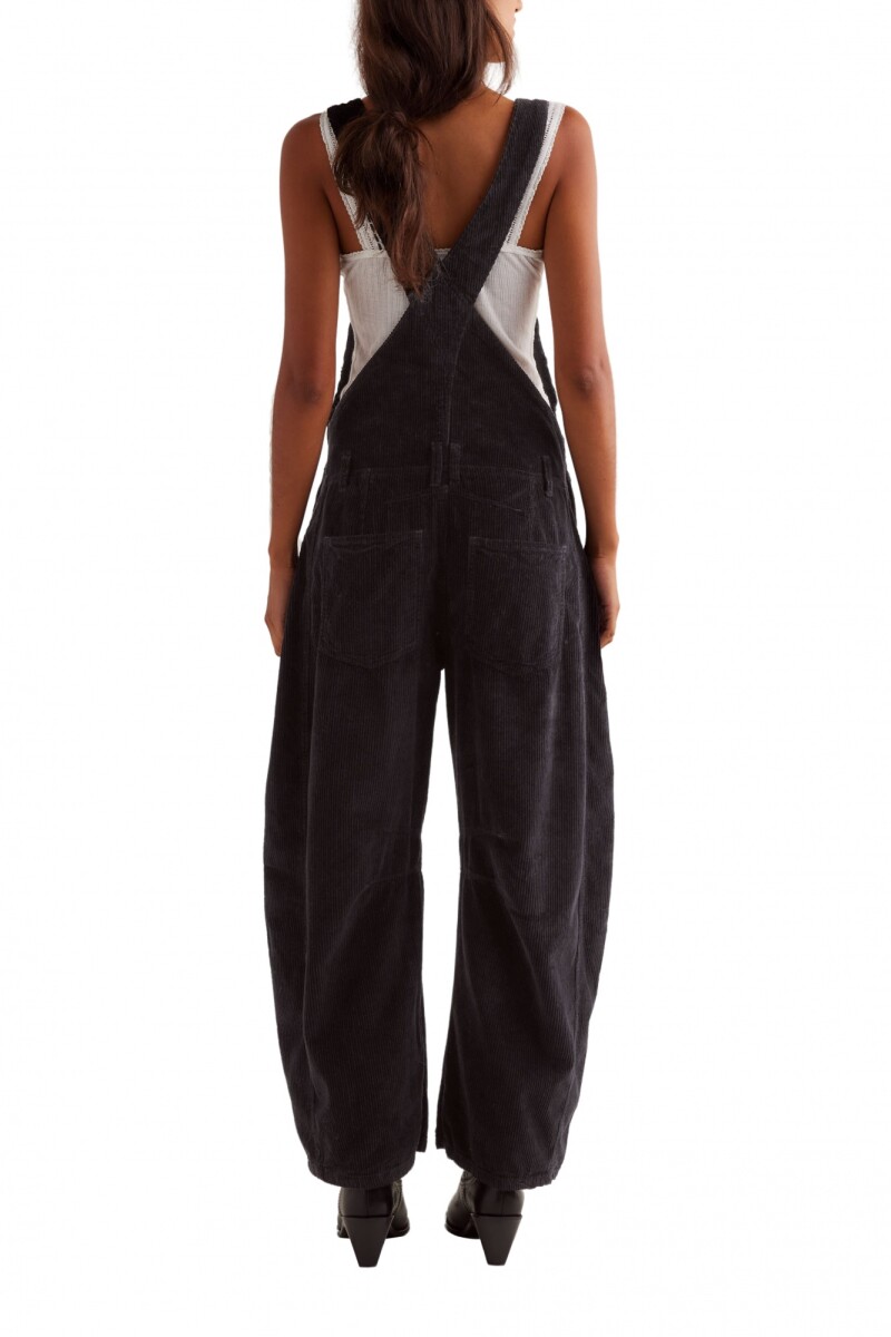 GOOD LUCK CORD OVERALL Negro