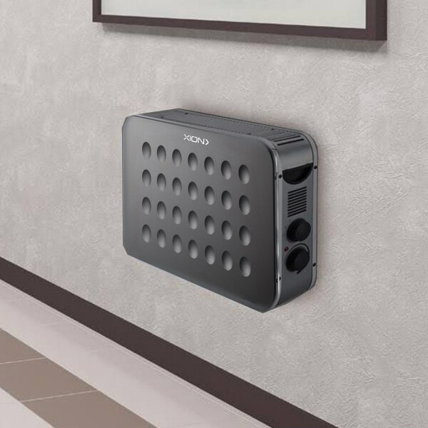 Caloventilador De Piso Xion Xi-es116 NEGRO