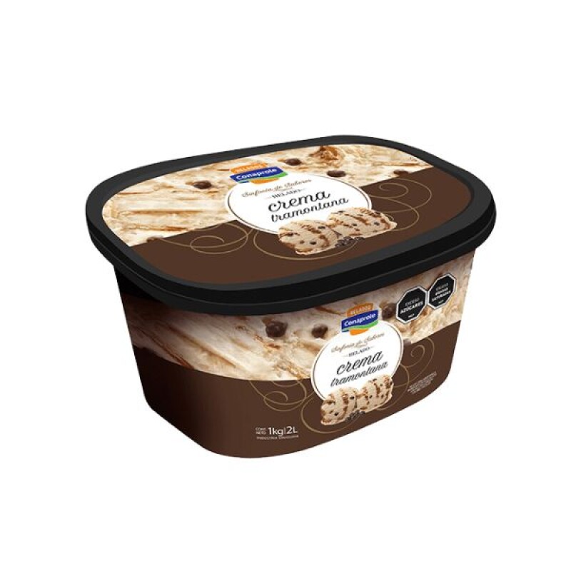 Helado Conaprole Sinfonía crema tramontana 2 l Helado Conaprole Sinfonía crema tramontana 2 l
