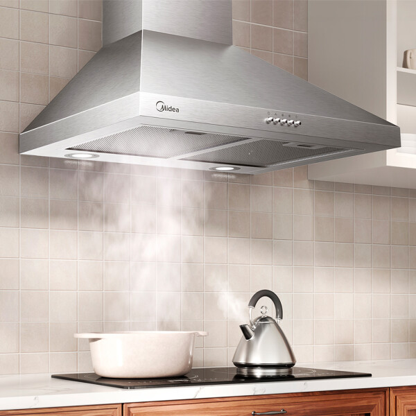 Campana extractora purificadora 60cm Midea MH60A15EM22SB Campana extractora purificadora 60cm Midea MH60A15EM22SB