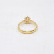 Anillo En Oro 18K Y Brillante Anillo En Oro 18K Y Brillante