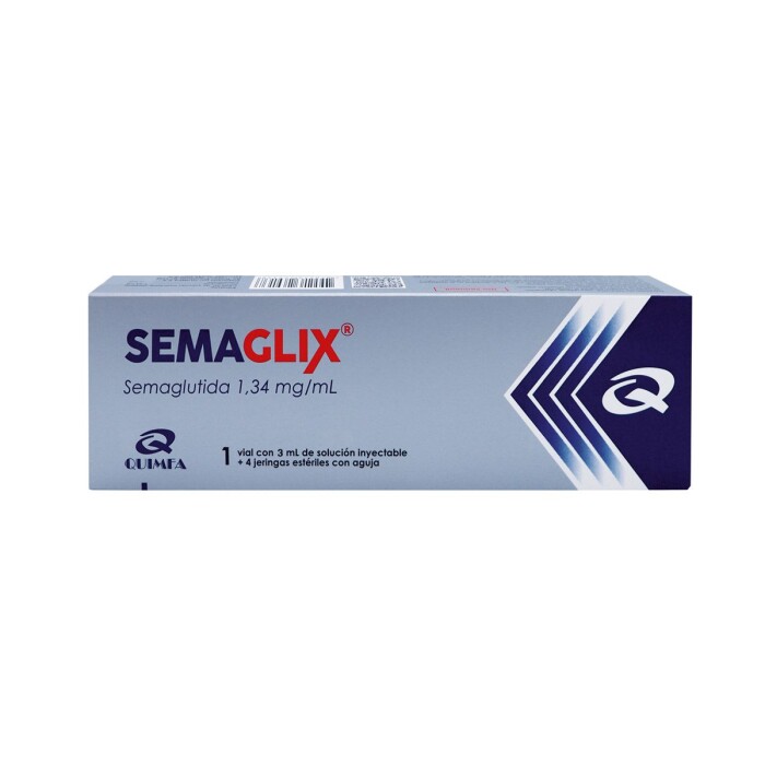 SEMAGLIX 1,34 MG CJ 1 INY. PRELL X 3 ML. única