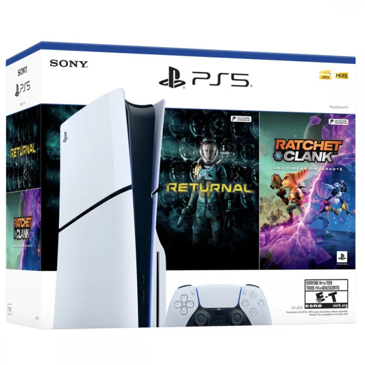 Consola Playstation 5 Slim con lectora y 2 juegos 