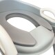 Asiento Reductor Inodoro Aprendizaje Infantil Escalera Color Gris