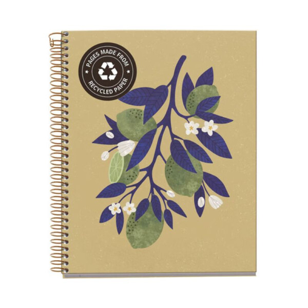 Cuaderno MiquelRius Rayado 120 hojas Eco Eco rama fruits