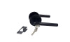 Manija pomo circular SET-5003 negro mate Manija Pomo Circular Set-5003 Negro Mate
