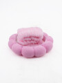 SET VINCHA PARA MAQUILLAJE ROSADO