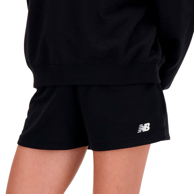 Short New Balance French Terry de Mujer - WS41500BK Negro