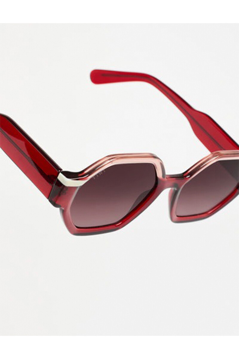 Tiwi Valette - 430 Shiny Tricolor Red/pink/beige With Burgundy