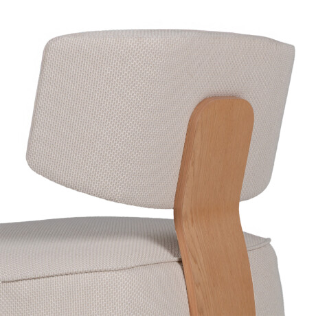 Butaca Orbit - Giratoria - Tela Rústica Trama beige (9E)