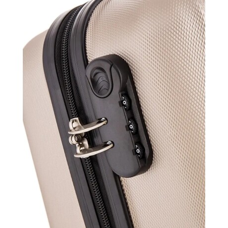 Valija de viaje Indra rígida 55x34,5x23 cm Champagne