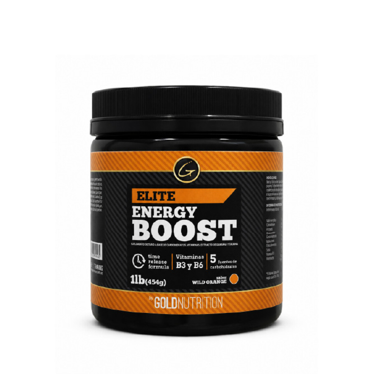 ¡OFERTA IMPERDIBLE! Elite Energy Boost 1lb Gold Nutrition Wild Orange 