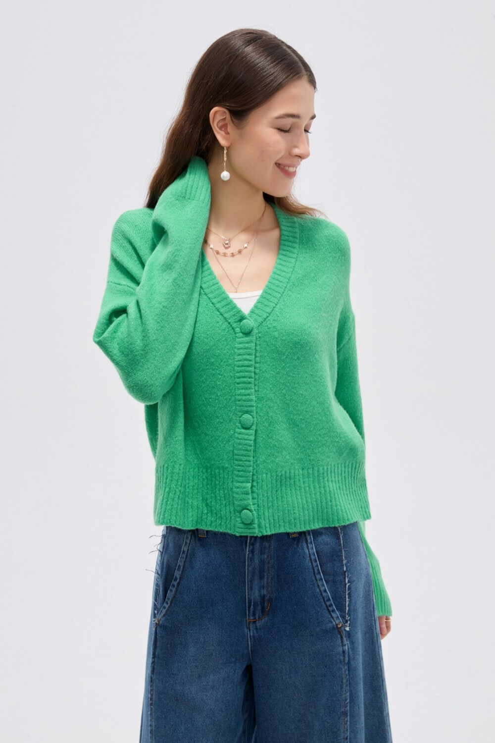 Cardigan Aelvos Caqui