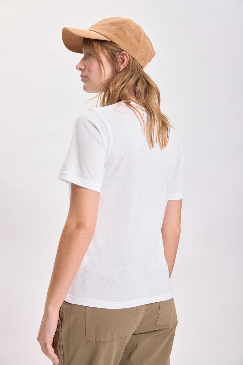 Remera estampa Golden Hour Blanco