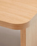 Mesa de centro Oaq de chapa de roble con acabado natural 140 x 75 cm