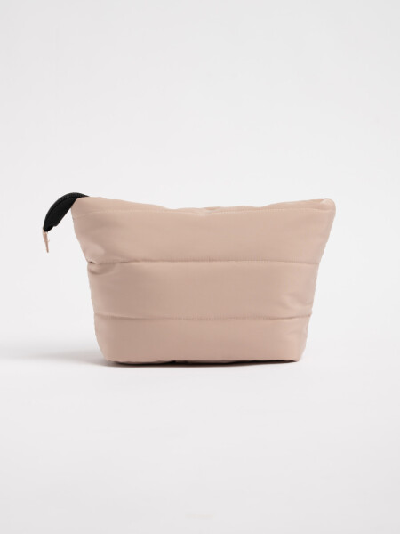 Necessaire capitoneado Beige