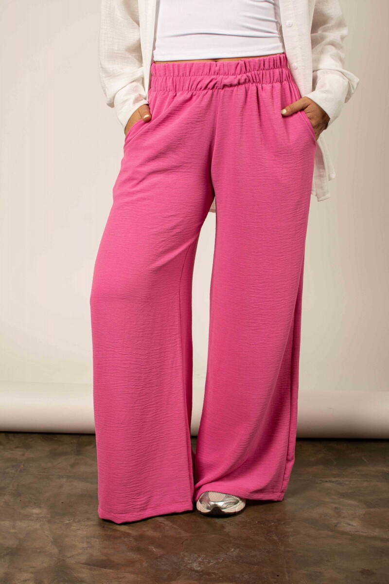 Palazo maca rosado