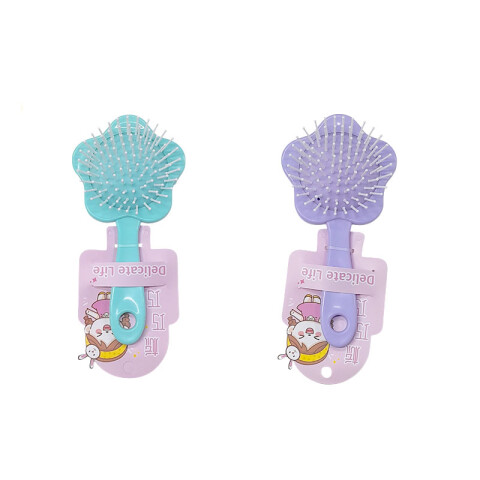 Cepillo de pelo infantil con espejo 17cm Cepillo De Pelo Infantil Con Espejo 17cm