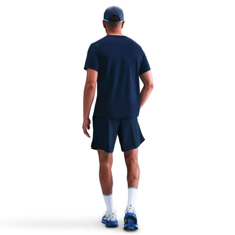 Remera Nike Dri Fit Uv Miler Manga Corta De Hombre Azul