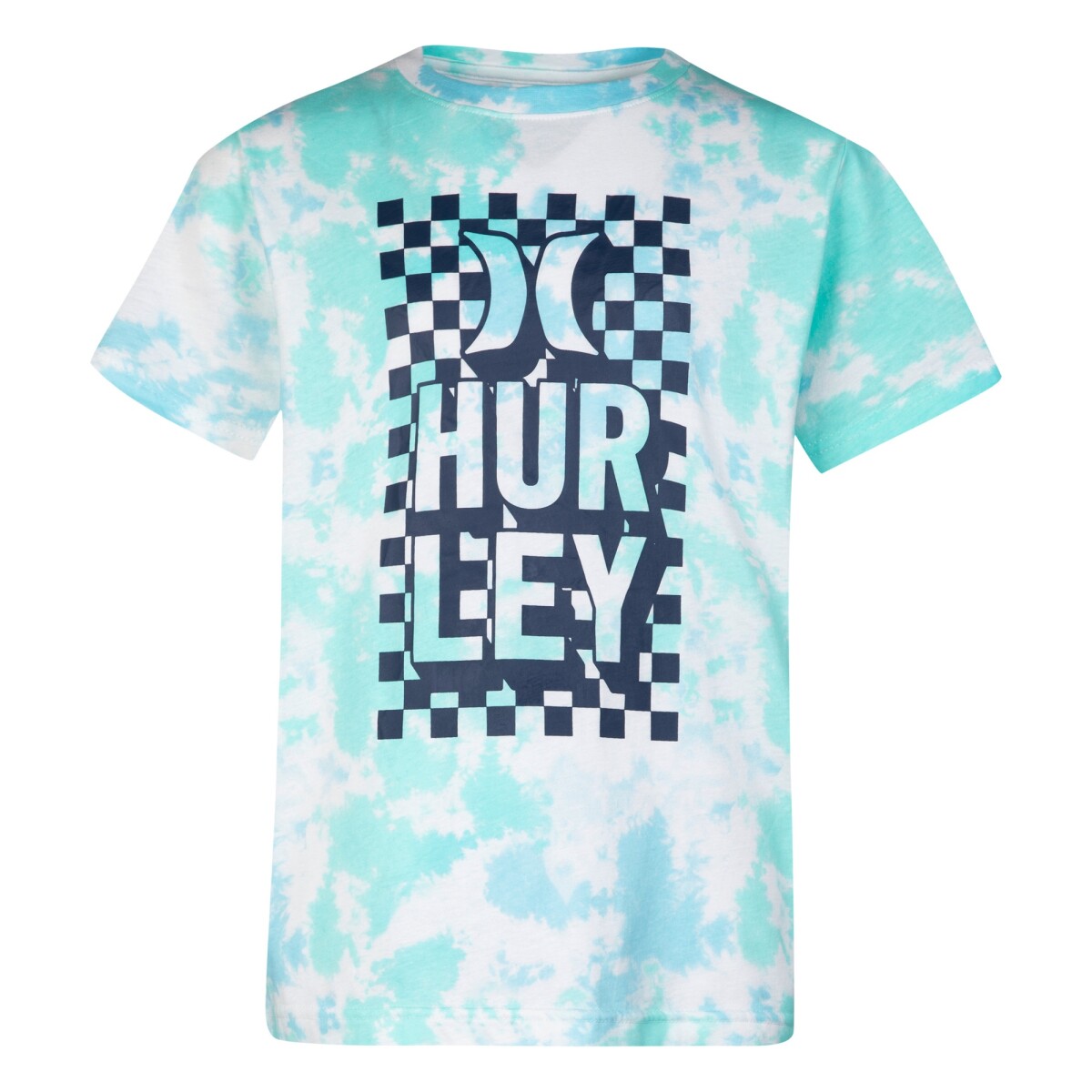 Remera Tiedye Logo de Niños - Blanco 
