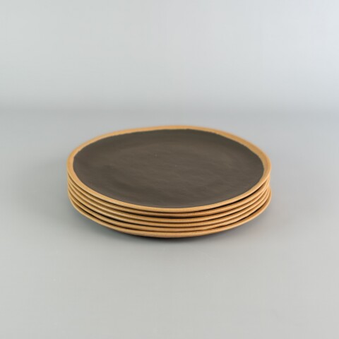 Plato Llano 27 cm Brown Plato Llano 27 cm Brown