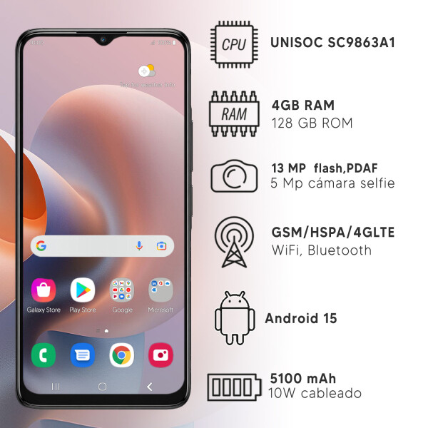 Alcatel A31 Prime 4gb Ram 128 Gb 4g Dual Sim + Regalo GRIS