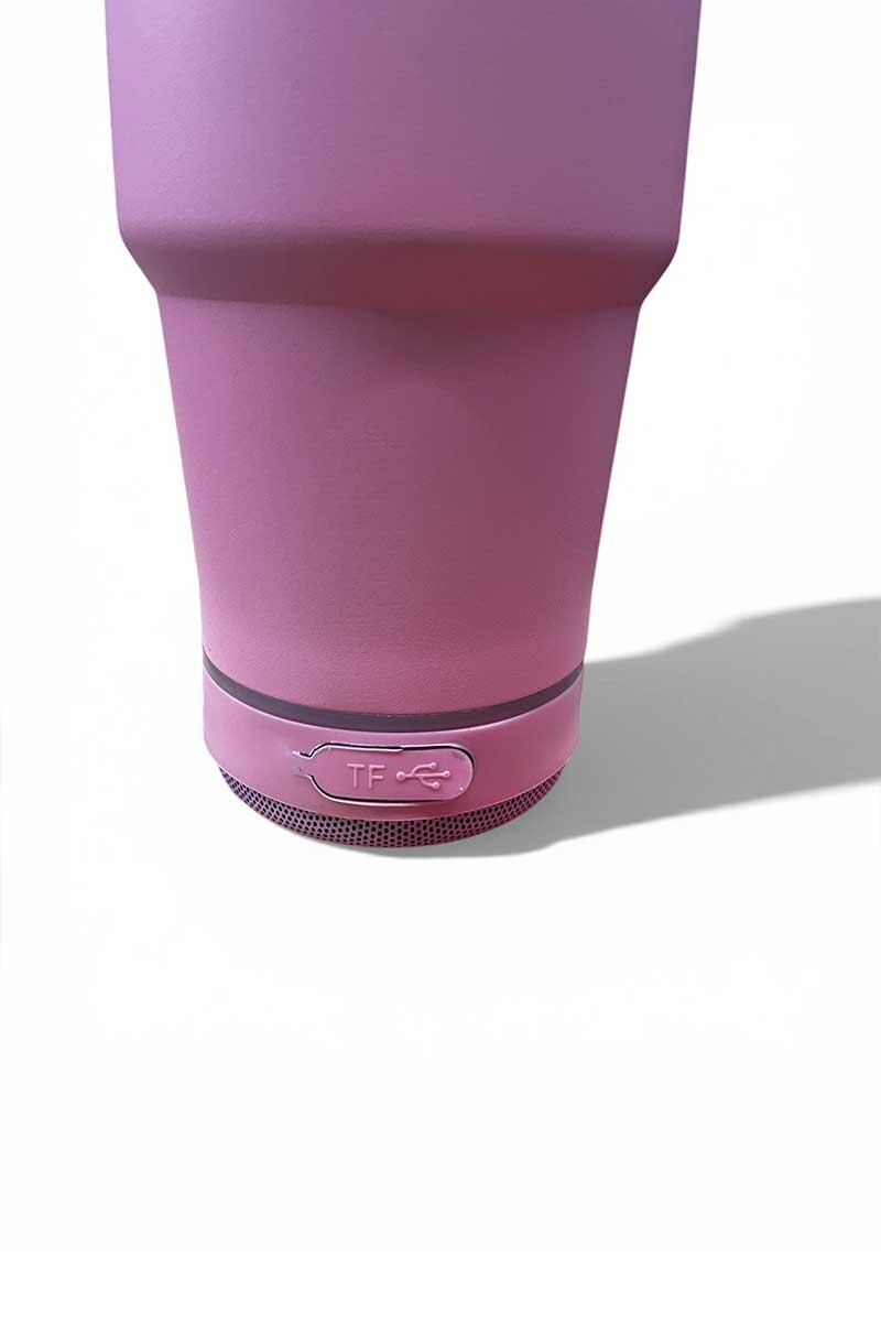 VASO CON PARLANTE Rosa