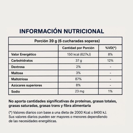 Maltodextrina 500 g Maltodextrina 500 g