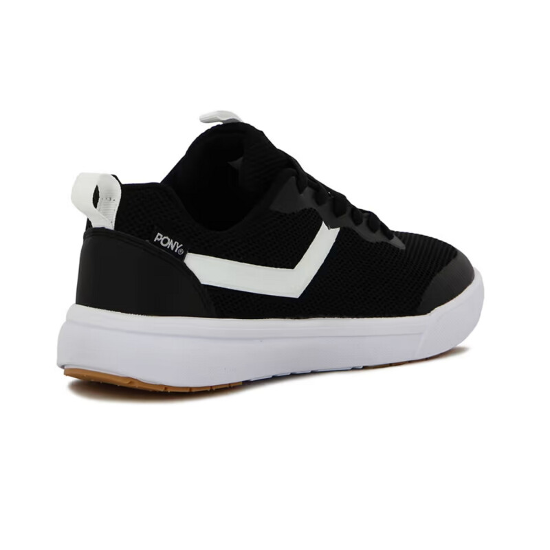 Championes Pony hombre superlight casual Negro-Blanco