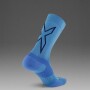 Vectr Light Cushion Crew Socks - Unisex Azure Blue/surf
