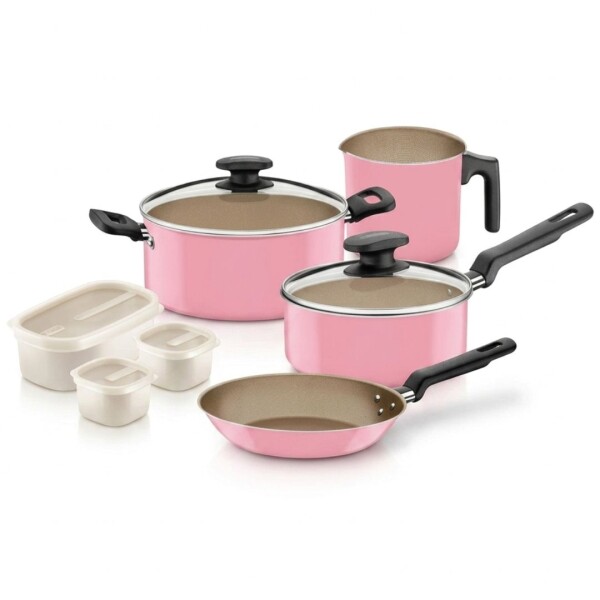 JUEGO DE OLLAS TRAMONTINA NEW TURQUIA 7 PZ JUEGO DE OLLAS TRAMONTINA NEW TURQUIA 7 PZ