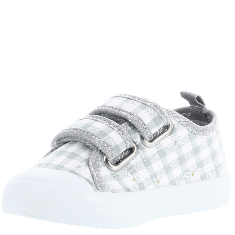 Championes de Niños Croco Kids BLAZE con velcros Gris