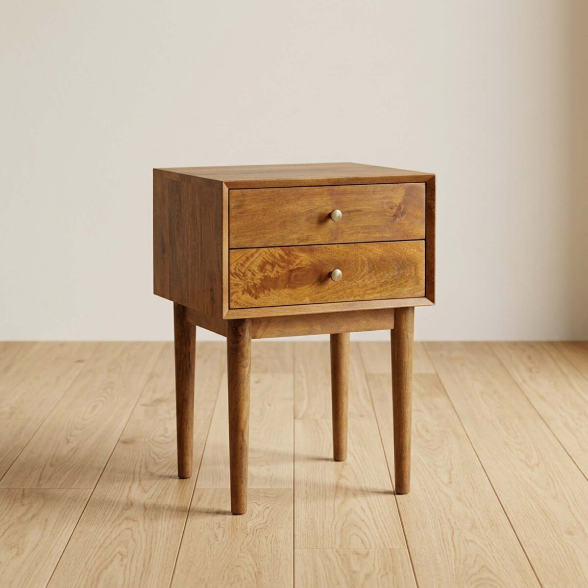 MESA DE LUZ - MADERA-DE-MANGO MARRON PARKER 